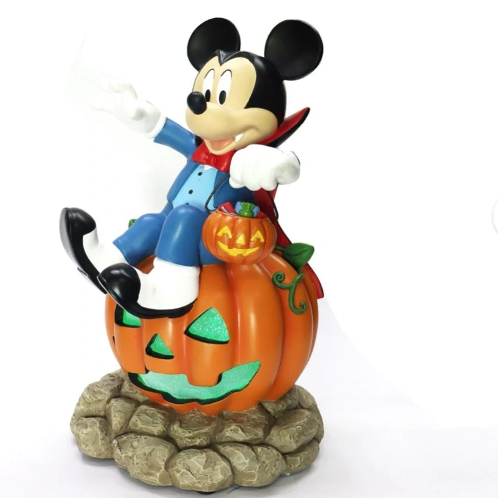 Disney Mickey Color Changing Light Up Vampire with music Halloween Decor NIB